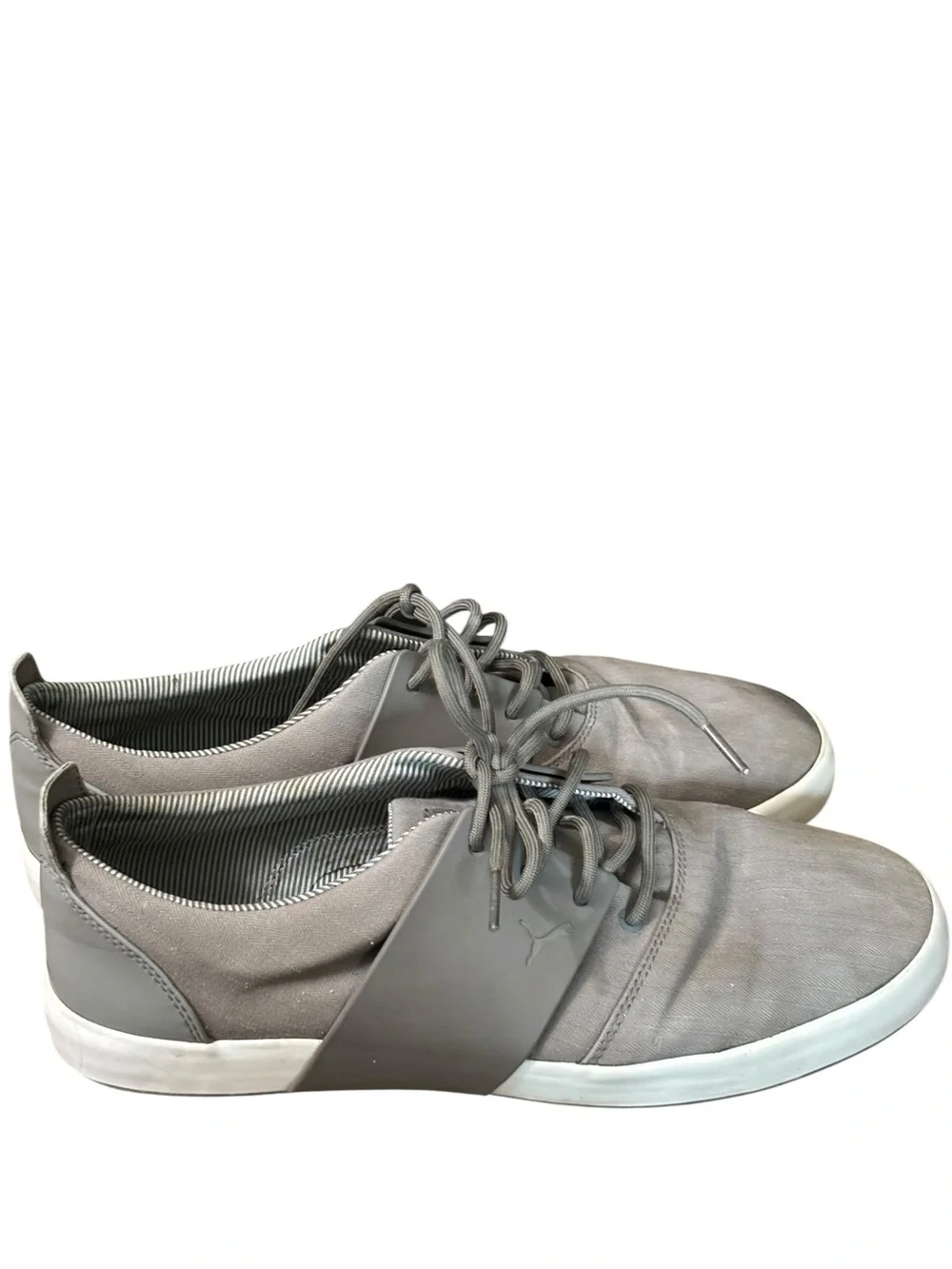 PUMA Men's EL Ace 3 Menswear Sneaker,Steel Gray/White Athletic Shoes Size 11
